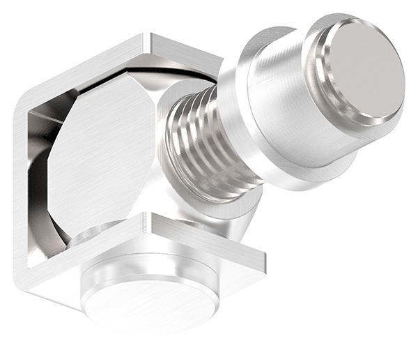 Charnière de portail | M24 | à souder | réglable | V2A