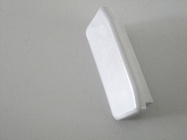 Embout pour main courante en plastique pour 40 x 8mm, gris-vert