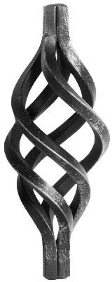 Zirbel | Dimensions : 240x90 mm | Matériau : 10x10 mm | Acier (brut) S235JR