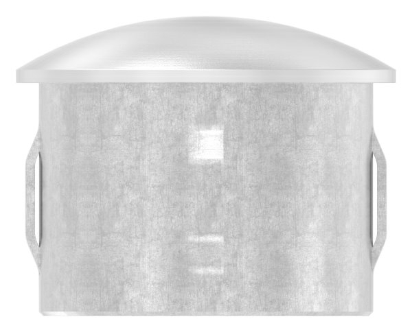 Bouchon légèrement bombé V4A coulé pour Ø 42.4x2.0-2.6 mm
