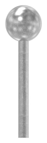 Boulon à tête sphérique Ø 5.5/19 mm | Acier S235JR, brut