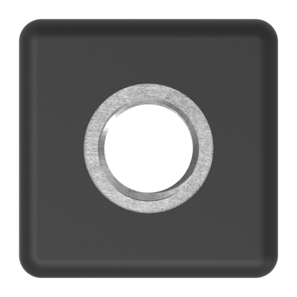Capuchon plastique pour tube carré 25x25mm