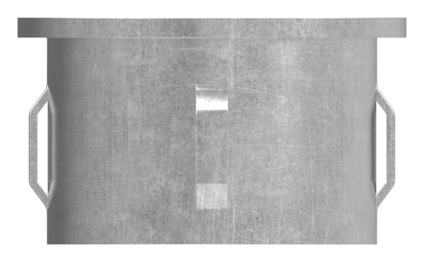 Bouchon en acier plat | pour tube rond Ø 48.3x1.8-2.2 mm | acier S235JR, brut
