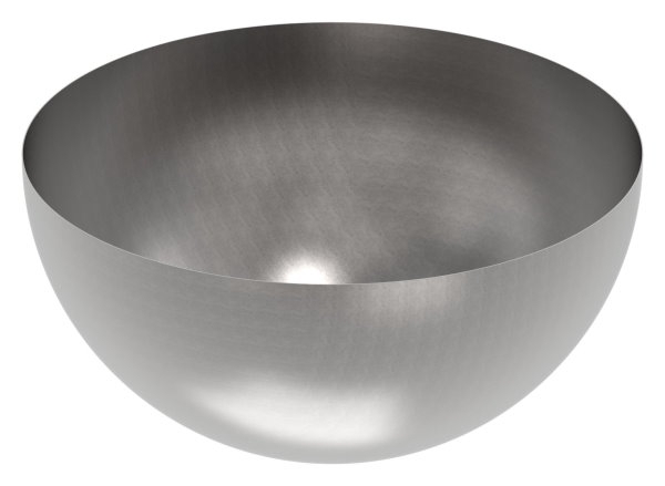 Boule semi creuse Ø 1000 mm | lisse | acier S235JR, brut