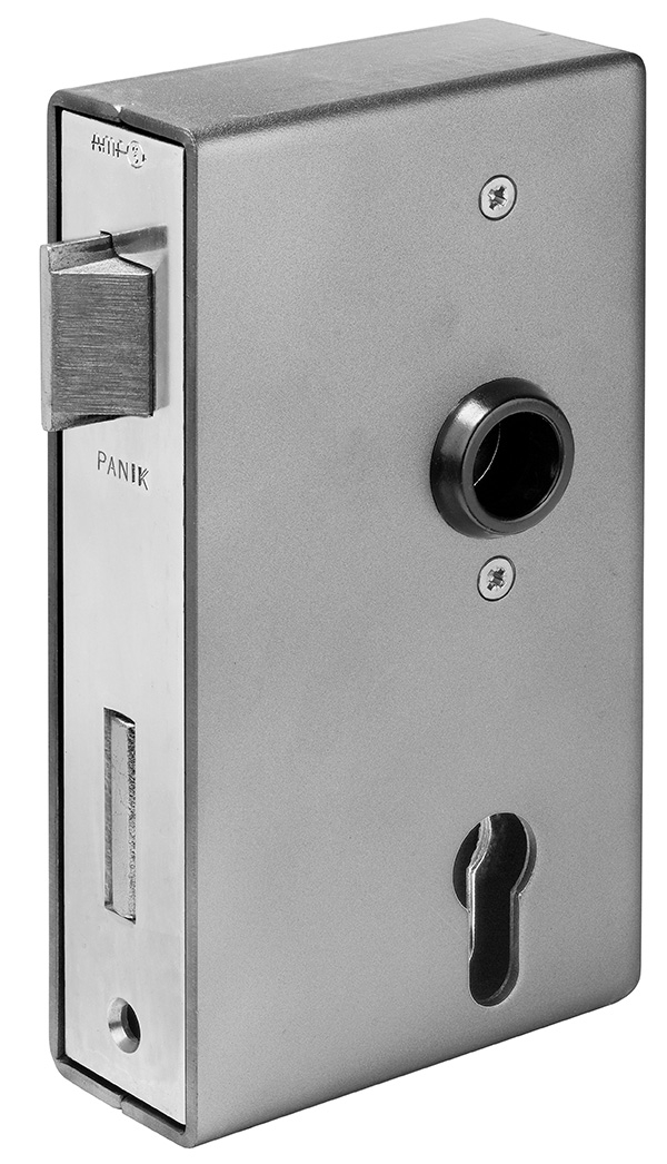 Boîtier de fermeture anti-panique | DIN L | Mandrin : 60 mm | Acier S235JR, brut