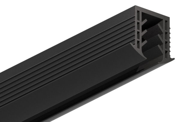 Joint à coin verre 10,00 - 13,52mm, pour rainure 27 x 30mm, longueur 3m, EPDM