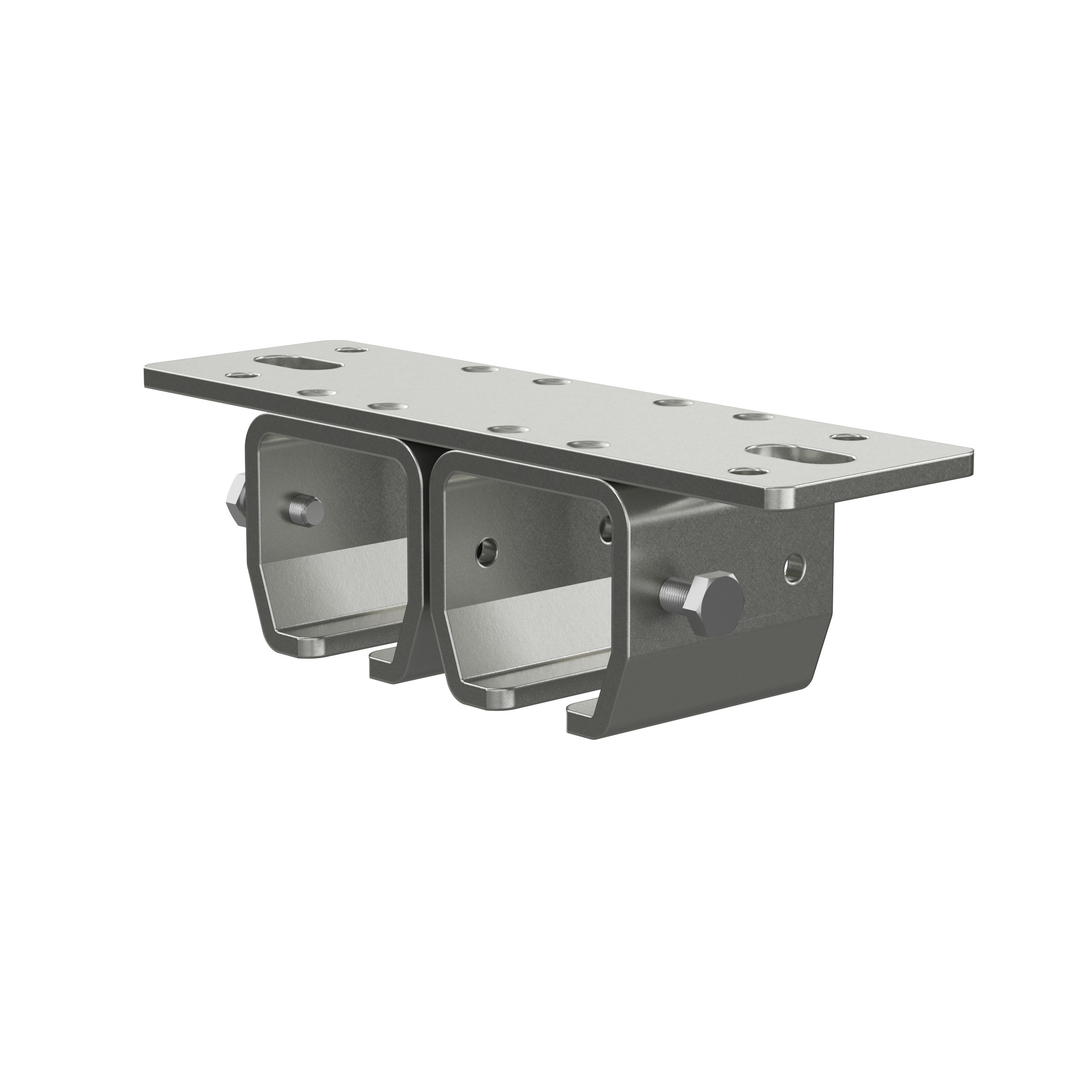 Fixation double au plafond taille 3, prises avec/sans écartement