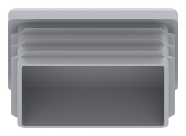 Capuchon plastique pour tube carré 60x60mm