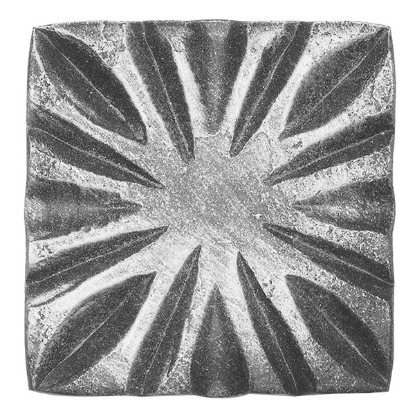 Rosette / Garniture | 80x80x10 mm | Acier (brut) S235JR