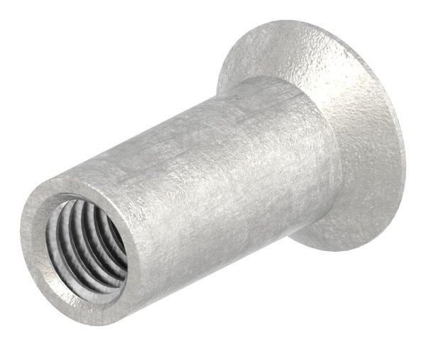 Ecrou à douille avec tête fraisée et ISK, M5x15, V2A