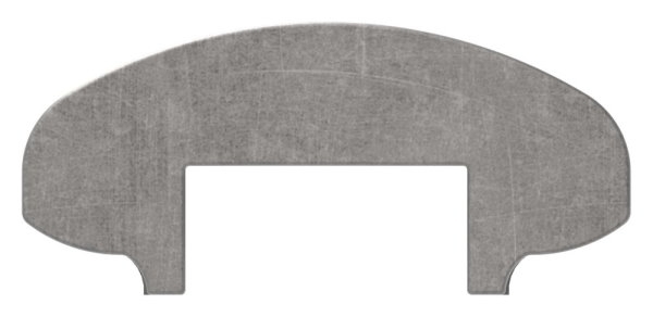 Main courante | dimensions : 40x18 mm | longueur : 6000 mm | avec rainure | acier (brut) S235JR