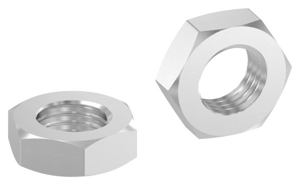 Ecrou hexagonal M16, plat, A2