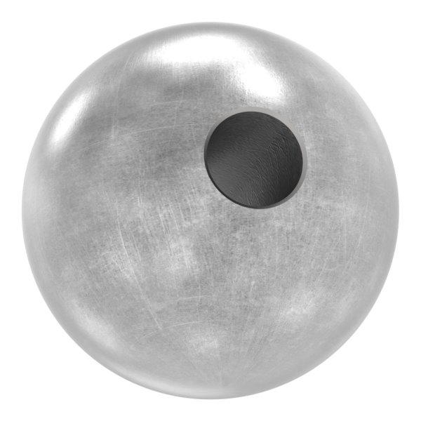 Boule d'annicier | Ø 19 mm tête | Ø 5 mm trou | acier S235JR, brut