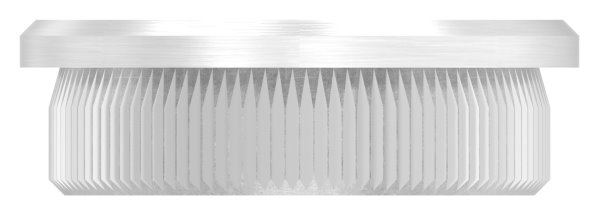 Bouchon plat pour Ø 35,0x2,0 mm V2A matériau plein