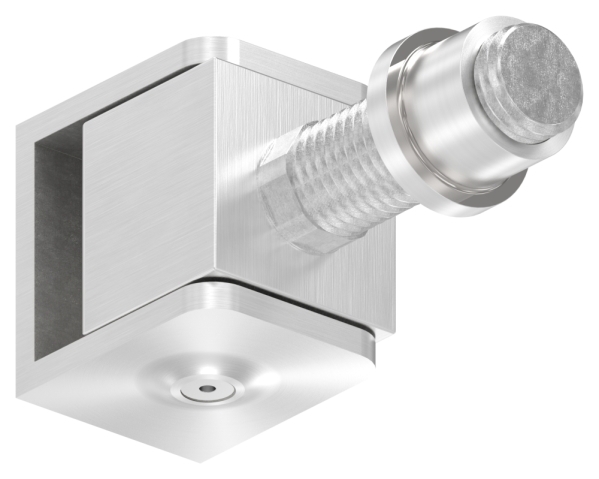 Charnière de portail réglable avec manchon fileté M20, V2A