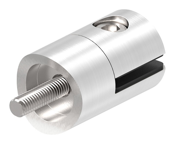Support de tôle Ø 25 mm V2A pour connexion Ø 60,3 mm