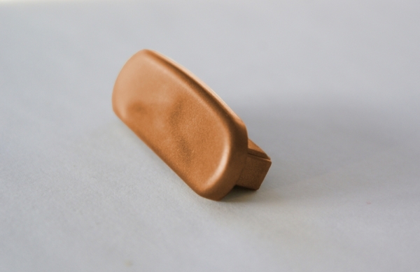 Embout pour main courante en plastique pour 40 x 8mm, cuivre