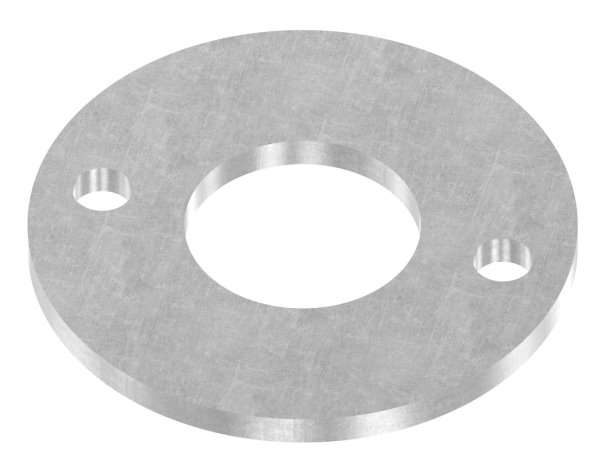 Plaque d'ancrage | Dimensions : Ø 100x6 mm | Acier (brut) S235JR