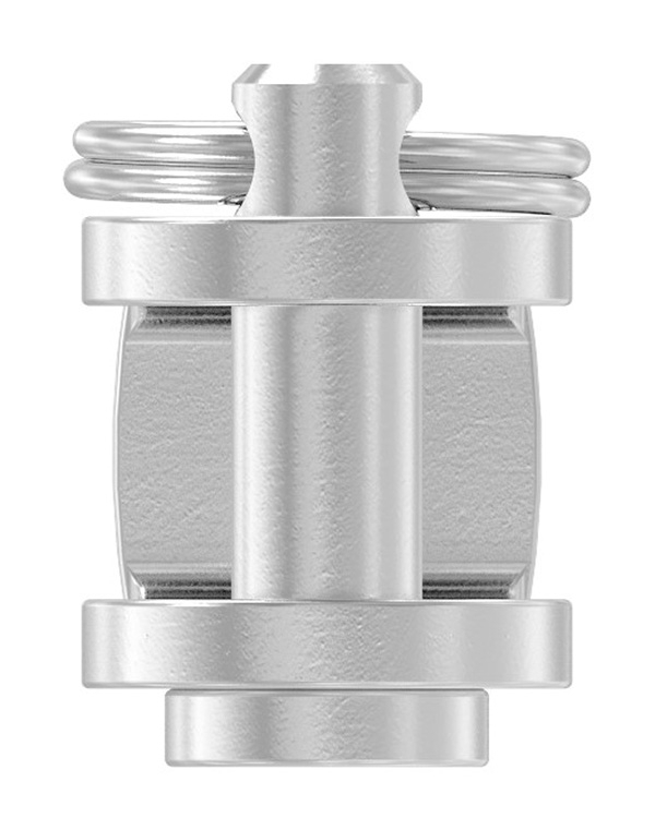 Borne à fourche avec filetage femelle droit M5 V4A