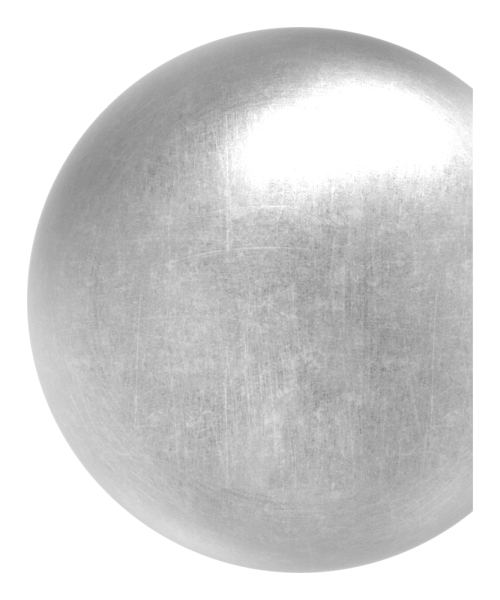 Boule d'extrémité Ø 60 mm | pour Ø 42.4 mm | acier S235JR, brut
