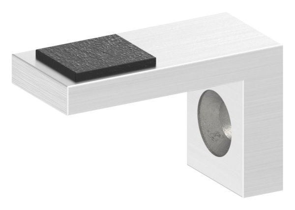Plaque de maintien pour verre | Raccordement Ø 48,3 mm