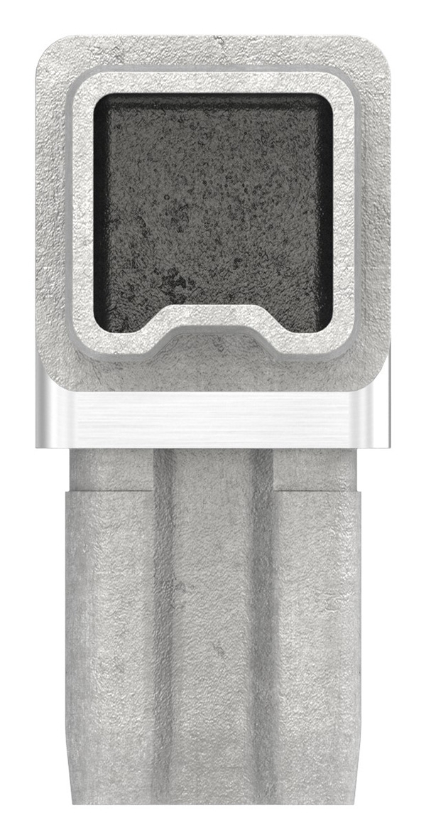 Connecteur 90° pour tube 25x25x2mm, V4A