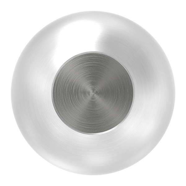 Boule - Ø 25 mm - avec trou borgne : 12,2 mm - matériau solide V2A