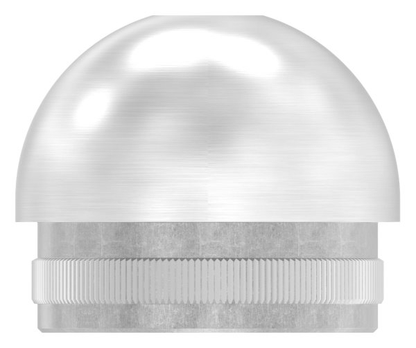 Bouchon avec filetage M8, pour tube 42,4 x 2,0mm, V2A