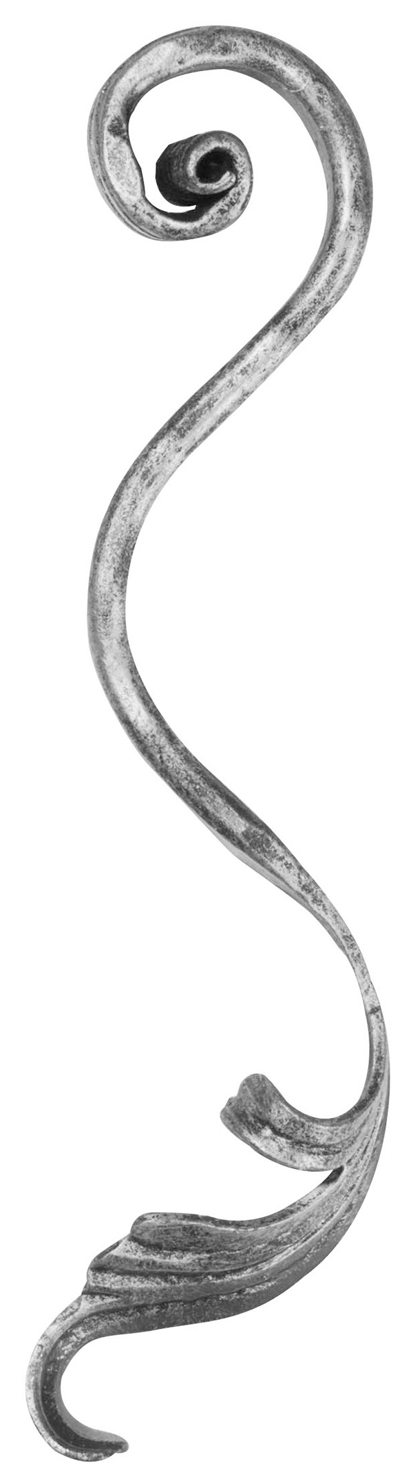 Maître baroque | Dimensions : 65x295 mm | Matériau : 16x8 mm | Acier S235JR, brut