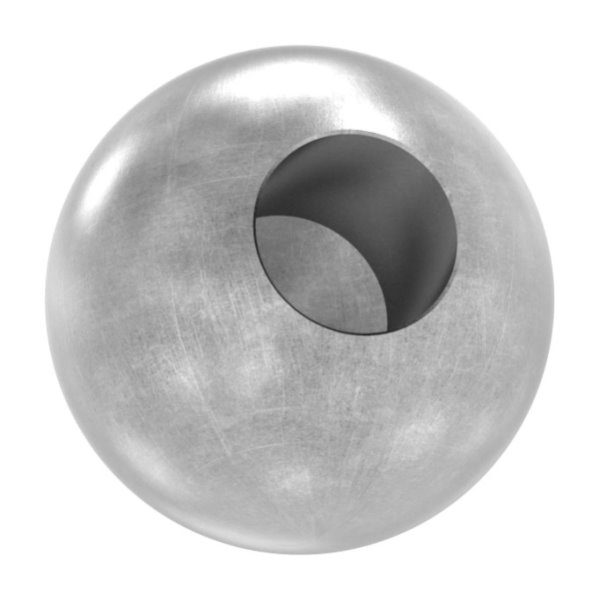 Boule Ø 35 mm | avec trou borgne 14,2 mm | acier S235JR, brut