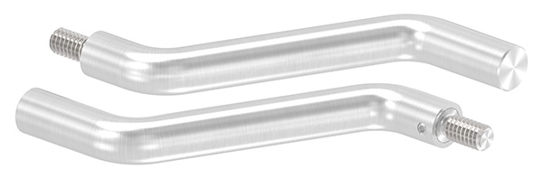 Support Ø 14mm, 2x 30° coudé, V2A