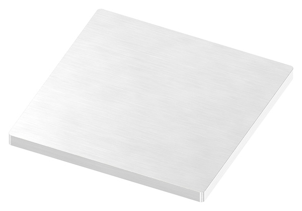 Plaque d'ancrage | Dimensions : 100 x 100 x 6 mm | V2A