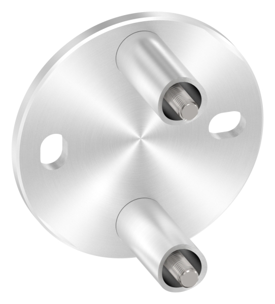 Fixation murale pour tube rond Ø 48,3 mm V2A
