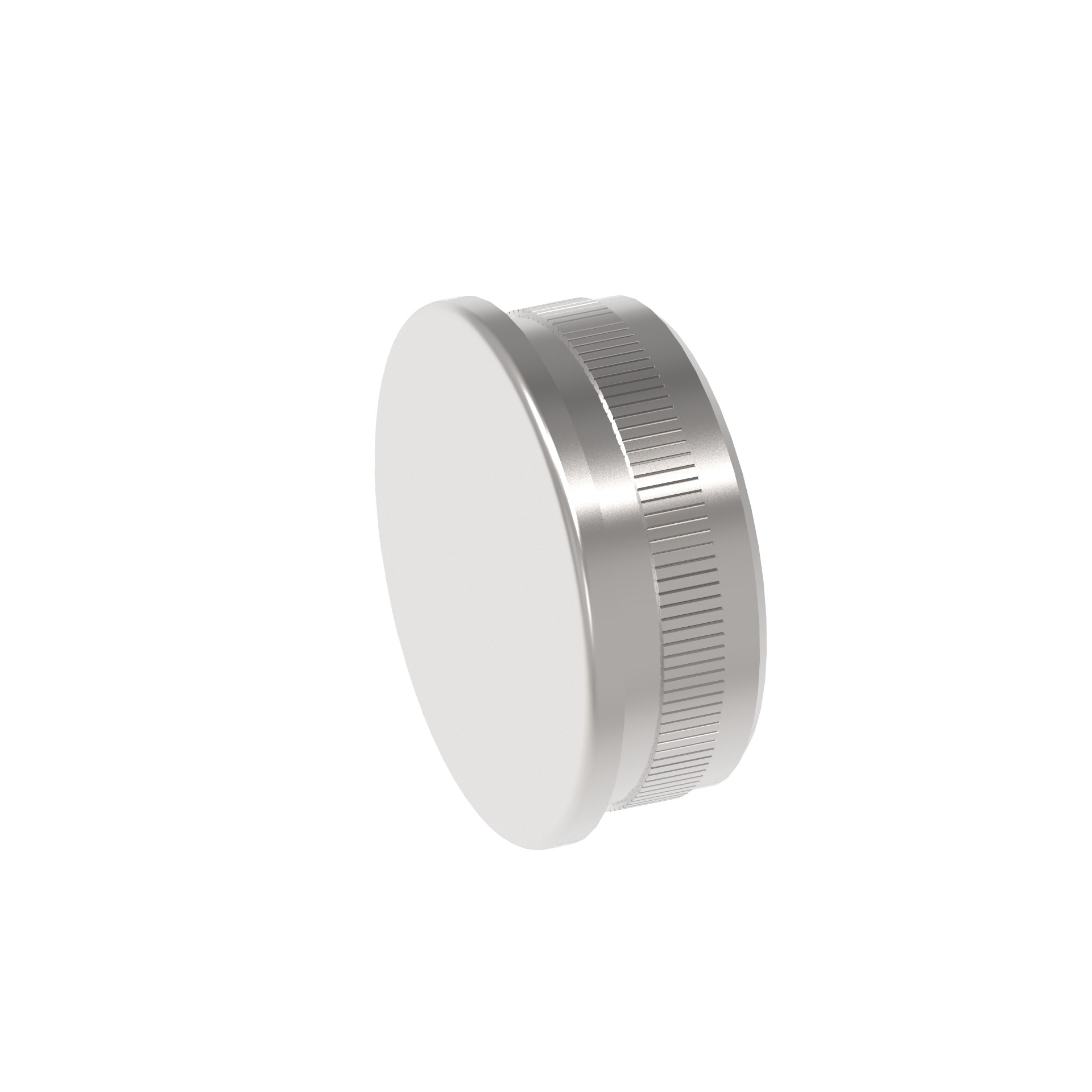 Bouchon | plat | moulé | pour tube rond : Ø 42.4x2 mm | V2A