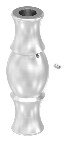 Manchon décoratif 90x30 mm avec trou 12,5 mm V2A