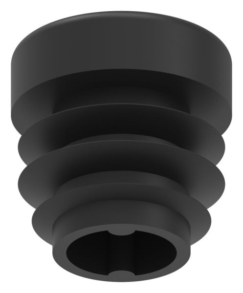 Capuchon en plastique pour tube rond 16mm