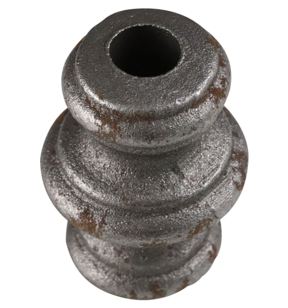Manchette décorative | Dimensions : 40x67 mm | Trou : Ø 14.5 mm | Acier S235JR, brut