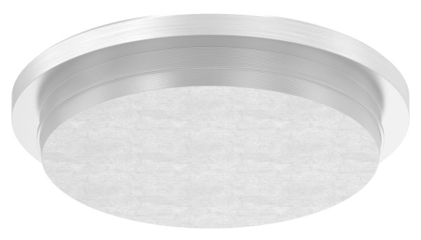 Bouchon plat V2A matériau plein pour Ø 42,4x3,0 mm - version mince conique