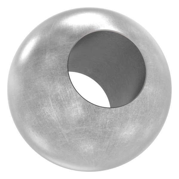 Boule Ø 25 mm | avec trou de 12,2 mm | acier S235JR, brut