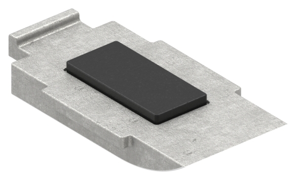 1 base de sécurité pour pince à verre 63x45x30 mm AbZ V2A