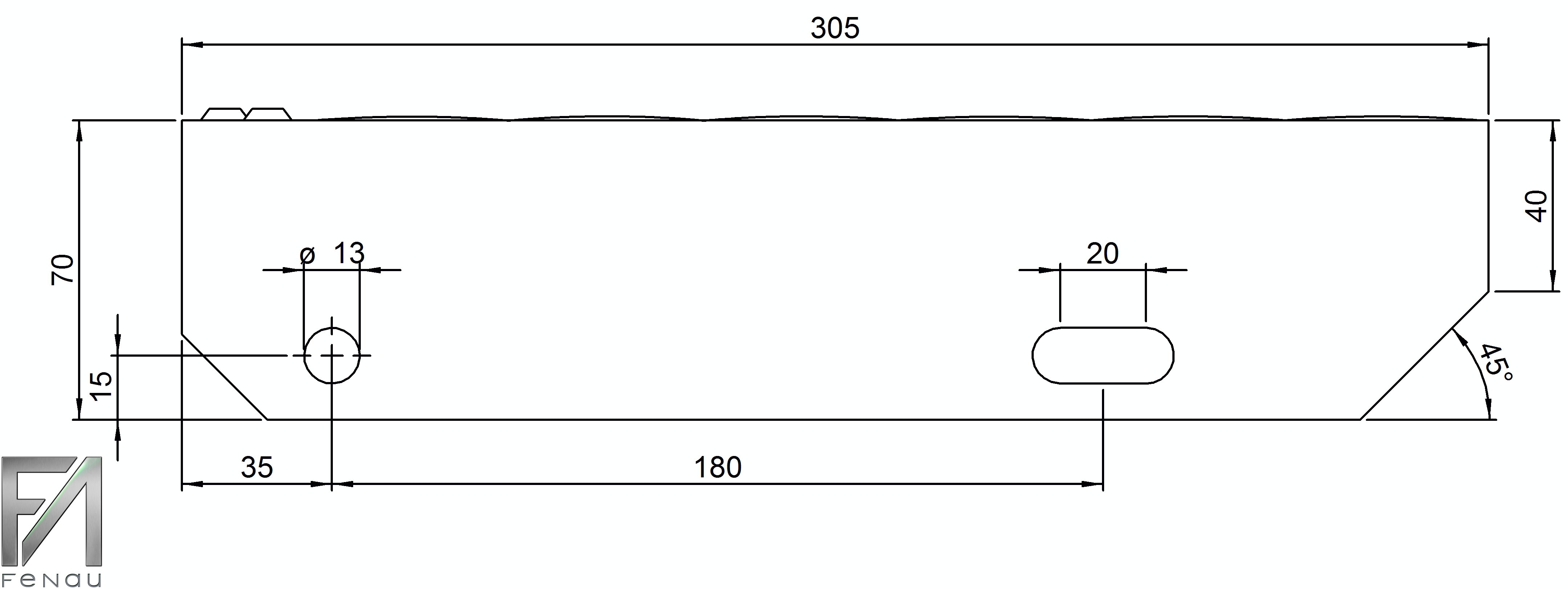 Presse à souder marche en caillebotis | Dimensions : 600x305 mm 34/38 mm | S235JR (St37-2)