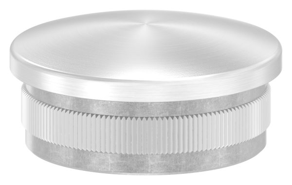 Bouchon légèrement bombé V4A coulé pour Ø 42.4x2.0 mm
