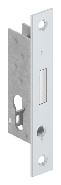 Serrure à pêne dormant à cadre tubulaire, distance d'encastrement 22 mm
