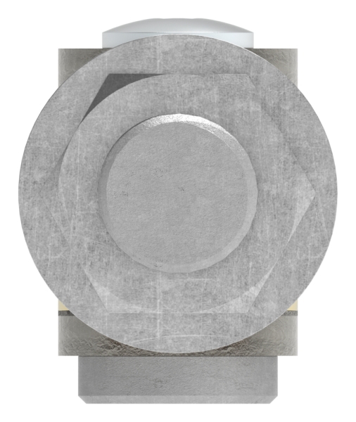 Charnière de portail M20 | réglable | acier (brut) S235JR