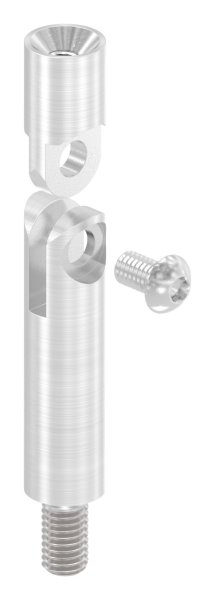 Goupille d'articulation Ø 14mm, longueur : 68mm, V2A