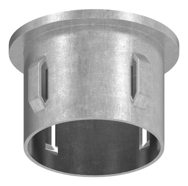 Bouchon en acier plat | pour tube rond Ø 42.4x1.8-2.2 mm | acier S235JR, brut