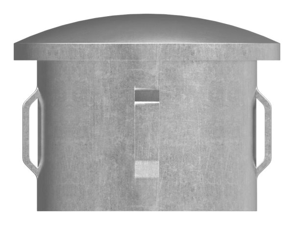 Bouchon en acier | légèrement bombé | pour Ø 42.4x1.8-2.2 mm | Acier S235JR, brut