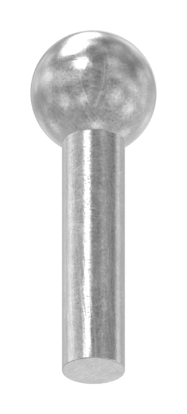 Boulon à tête sphérique Ø 5/10 mm | Acier S235JR, brut