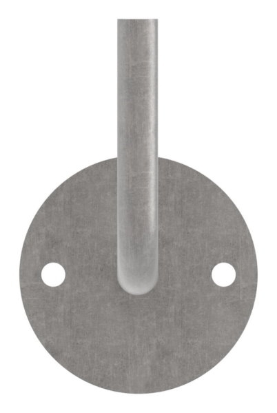 Handlaufhalter - mit Ronde 70x4 mm - zum Anschweissen - Stahl S235JR- roh-30-1401.8