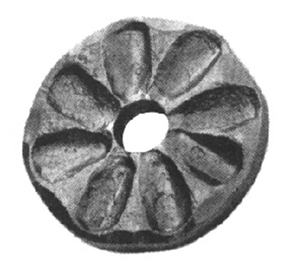 Rosace / Garniture | Ø 65x8 mm avec trou Ø 15 mm | Acier (brut) S235JR